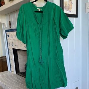 Knox Rose Emerald Green Dress with Tassel